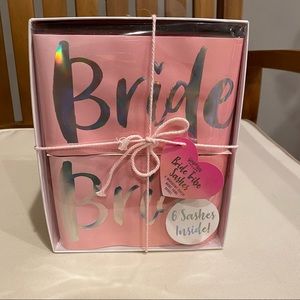 6 NIB Bridesmaid Sashes